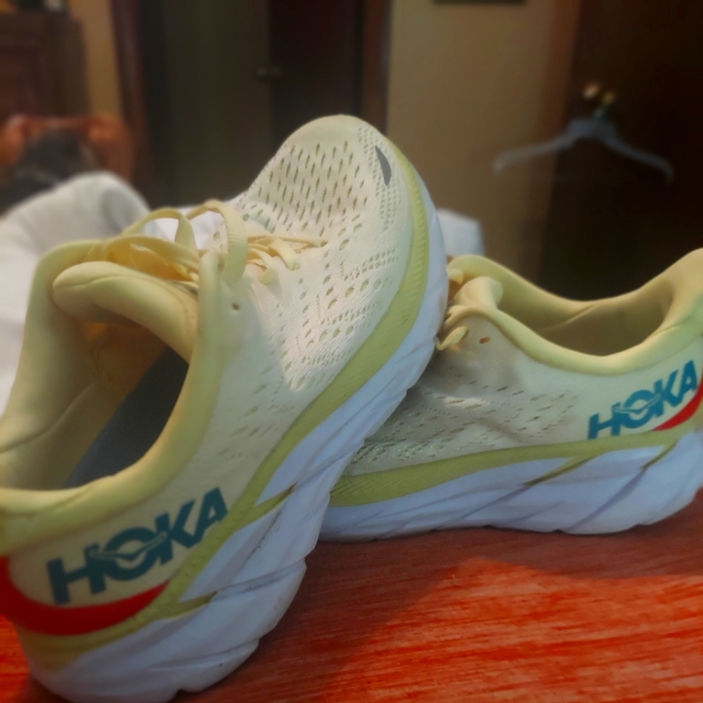 Hoka Yellow Running Shoes